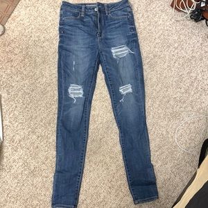 AMERICAN EAGLE SUPER HI-RISE JEGGING SIZE 4